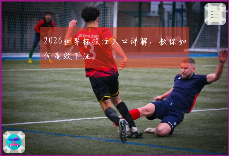 2026世界杯投注入口详解，教你如何高效下注